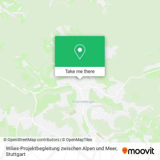 Карта Wilies-Projektbegleitung zwischen Alpen und Meer