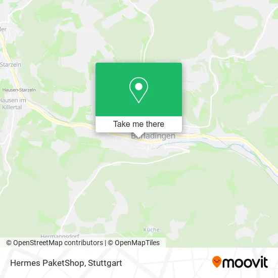 Карта Hermes PaketShop