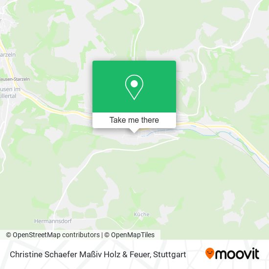 Карта Christine Schaefer Maßiv Holz & Feuer