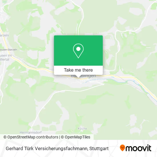 Карта Gerhard Türk Versicherungsfachmann