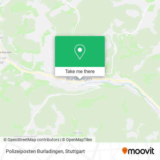 Polizeiposten Burladingen map