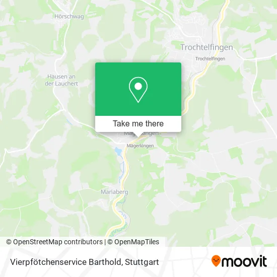 Карта Vierpfötchenservice Barthold