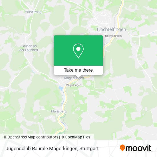 Jugendclub Räumle Mägerkingen map