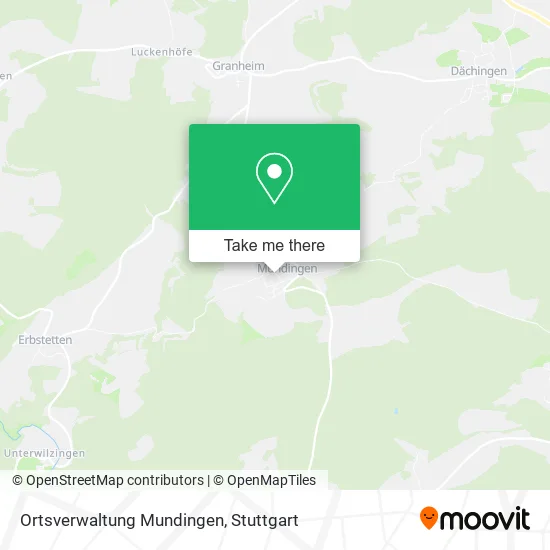 Карта Ortsverwaltung Mundingen