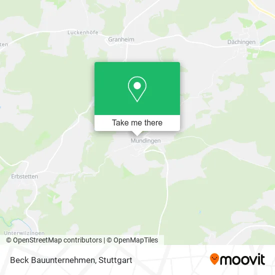 Карта Beck Bauunternehmen