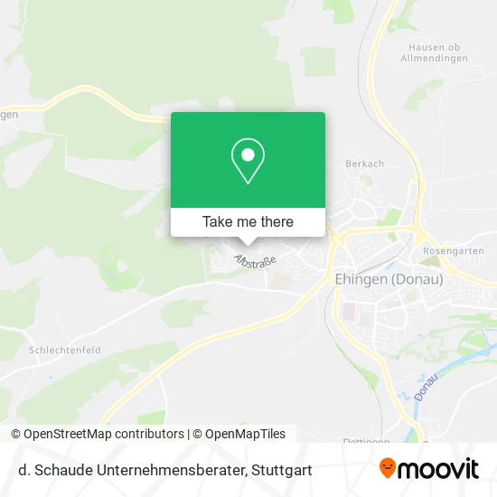 Карта d. Schaude Unternehmensberater