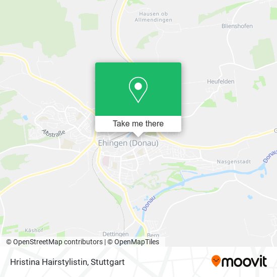 Hristina Hairstylistin map