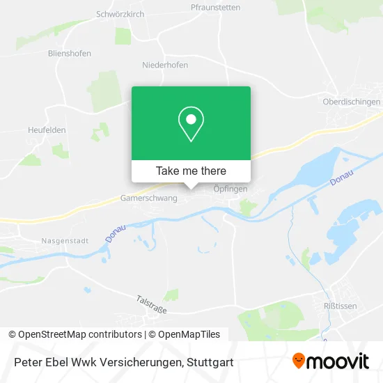 Карта Peter Ebel Wwk Versicherungen