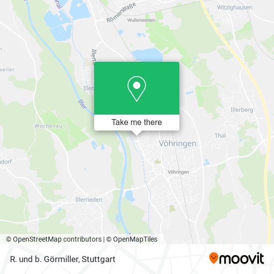 Карта R. und b. Görmiller