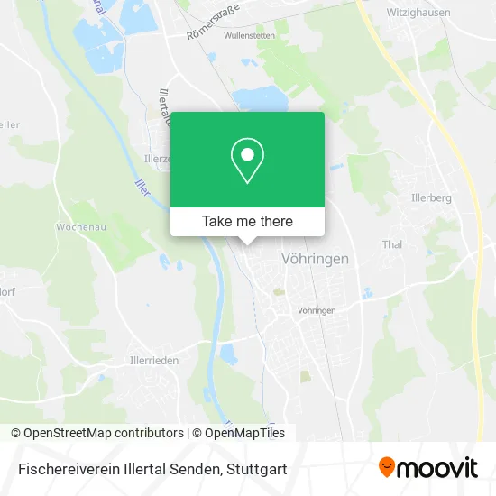 Fischereiverein Illertal Senden map