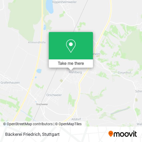 Bäckerei Friedrich map