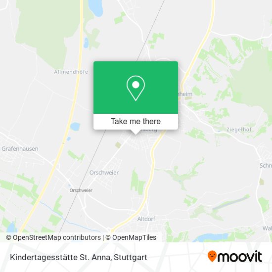 Карта Kindertagesstätte St. Anna