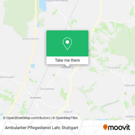 Карта Ambulanter Pflegedienst Lahr