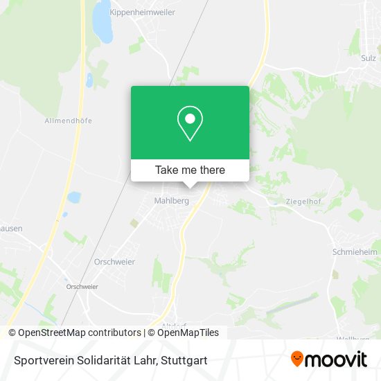 Sportverein Solidarität Lahr map