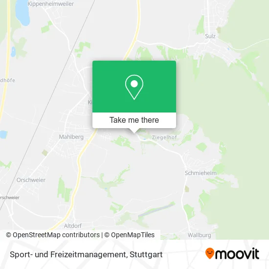 Карта Sport- und Freizeitmanagement