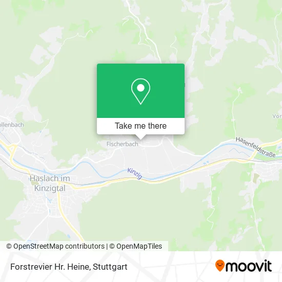 Карта Forstrevier Hr. Heine
