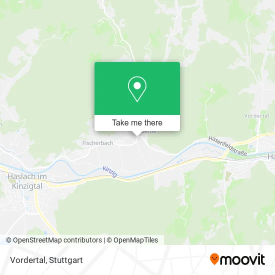 Карта Vordertal