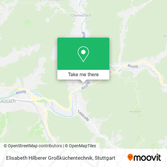 Карта Elisabeth Hilberer Großküchentechnik