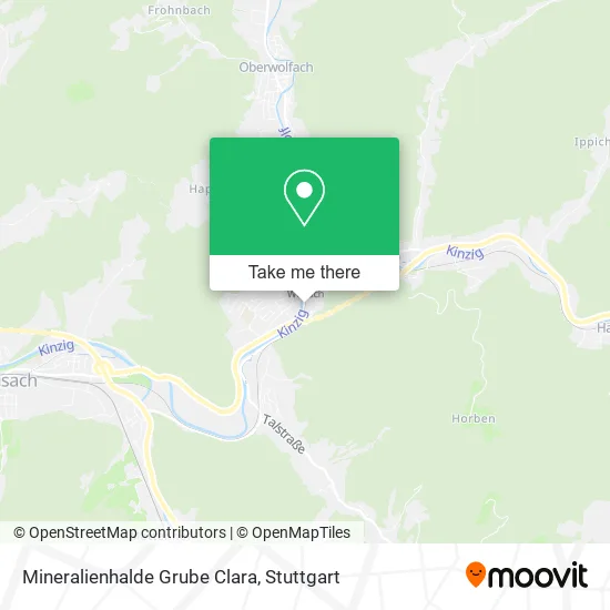 Карта Mineralienhalde Grube Clara