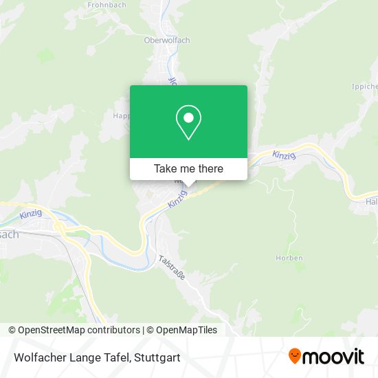 Карта Wolfacher Lange Tafel