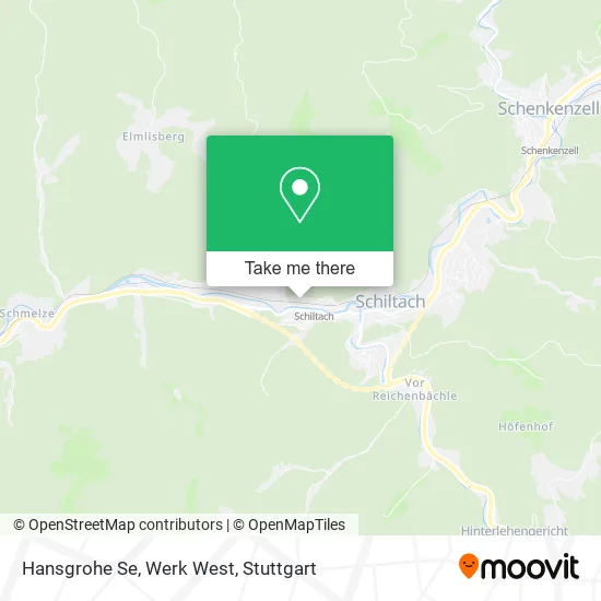 Карта Hansgrohe Se, Werk West
