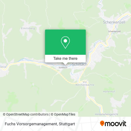 Fuchs Vorsorgemanagement map