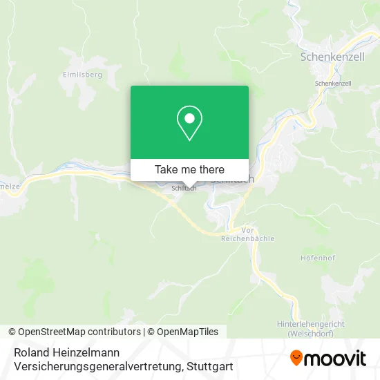 Карта Roland Heinzelmann Versicherungsgeneralvertretung