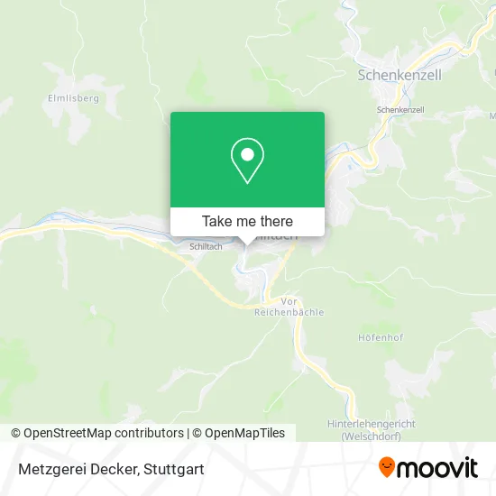 Карта Metzgerei Decker