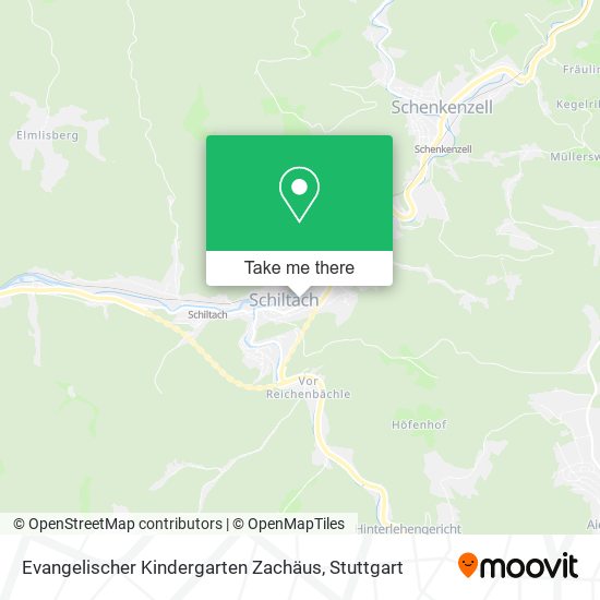 Evangelischer Kindergarten Zachäus map