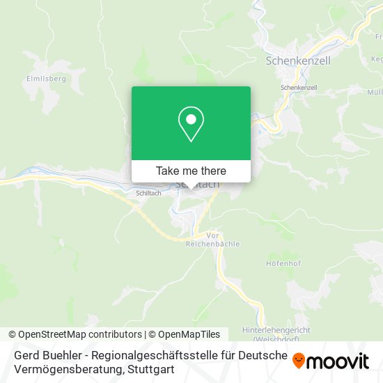 Gerd Buehler - Regionalgeschäftsstelle für Deutsche Vermögensberatung map