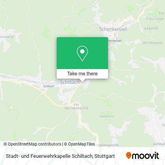 Stadt- und Feuerwehrkapelle Schiltach map