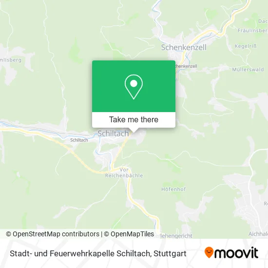 Карта Stadt- und Feuerwehrkapelle Schiltach