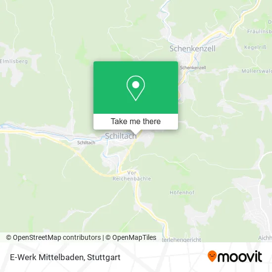 Карта E-Werk Mittelbaden