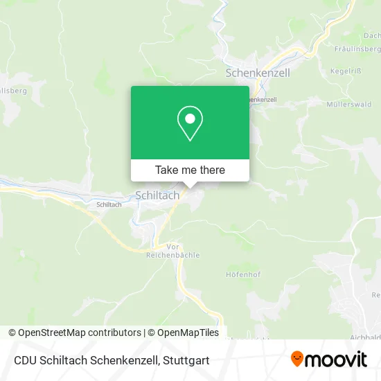 Карта CDU Schiltach Schenkenzell