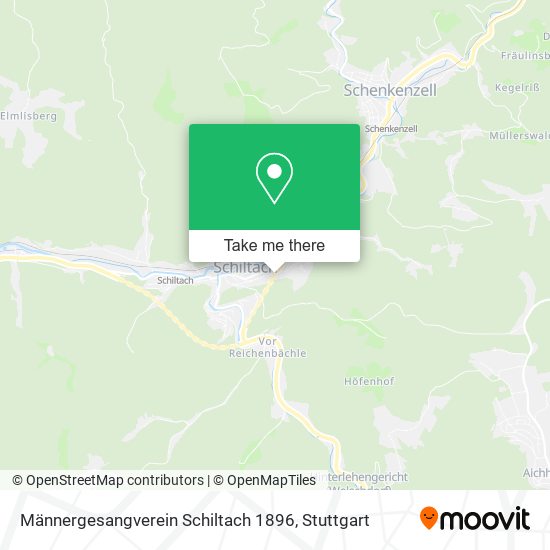 Männergesangverein Schiltach 1896 map