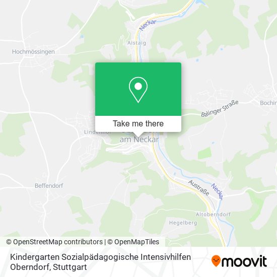 Карта Kindergarten Sozialpädagogische Intensivhilfen Oberndorf