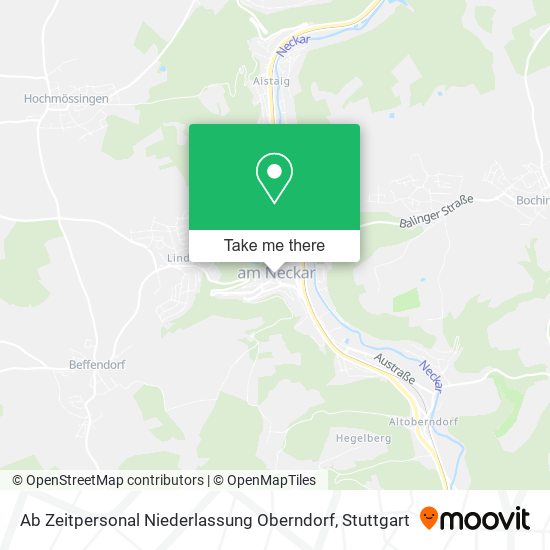 Ab Zeitpersonal Niederlassung Oberndorf map