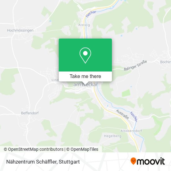 Nähzentrum Schäffler map