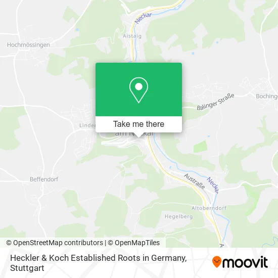 Карта Heckler & Koch Established Roots in Germany