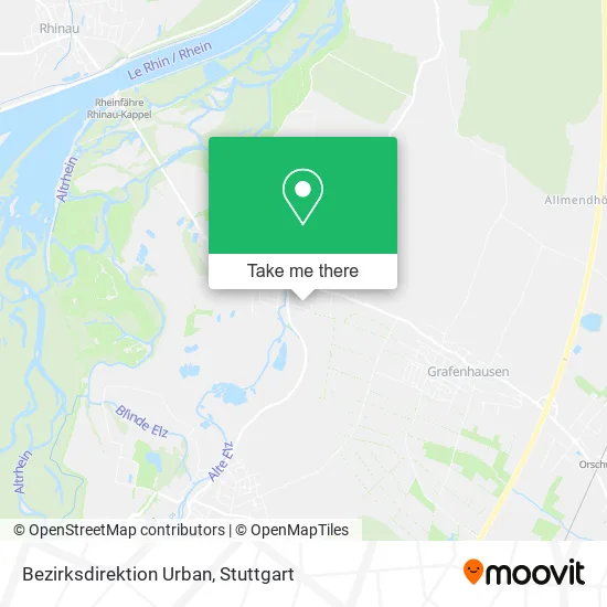 Карта Bezirksdirektion Urban