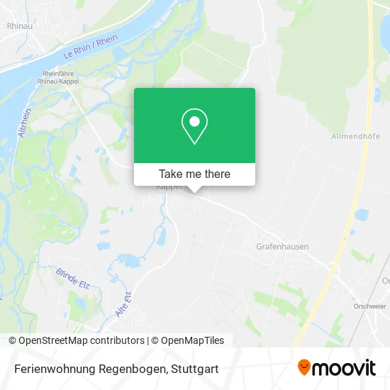 Карта Ferienwohnung Regenbogen