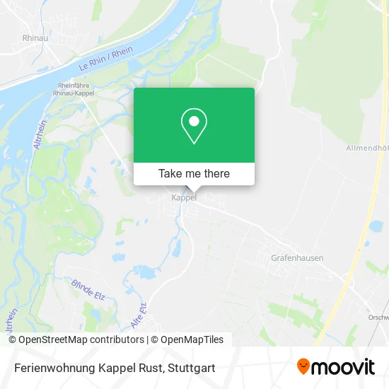 Карта Ferienwohnung Kappel Rust