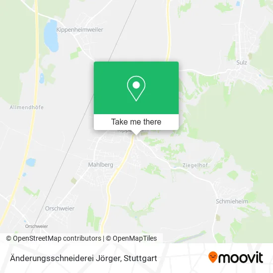Карта Änderungsschneiderei Jörger