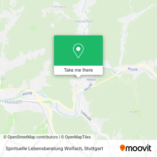 Карта Spirituelle Lebensberatung Wolfach