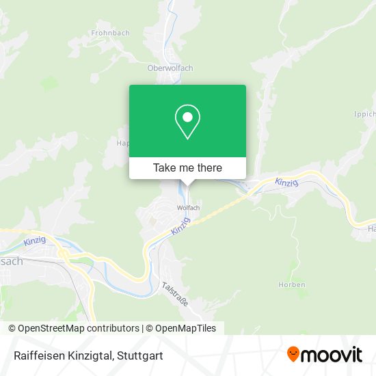 Raiffeisen Kinzigtal map
