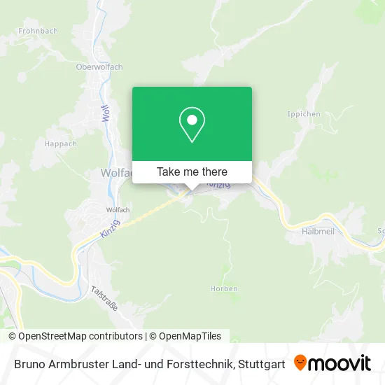 Карта Bruno Armbruster Land- und Forsttechnik
