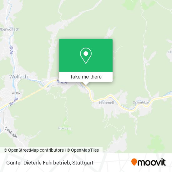 Günter Dieterle Fuhrbetrieb map