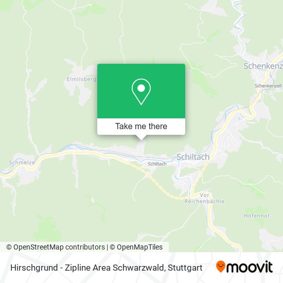 Hirschgrund - Zipline Area Schwarzwald map
