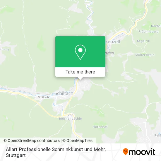 Карта Allart Professionelle Schminkkunst und Mehr
