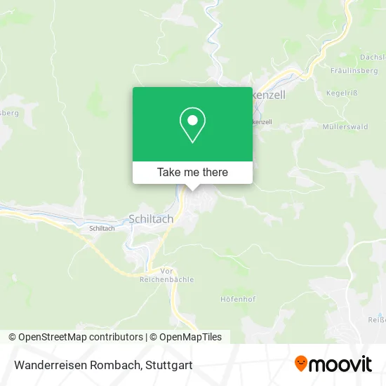 Карта Wanderreisen Rombach
